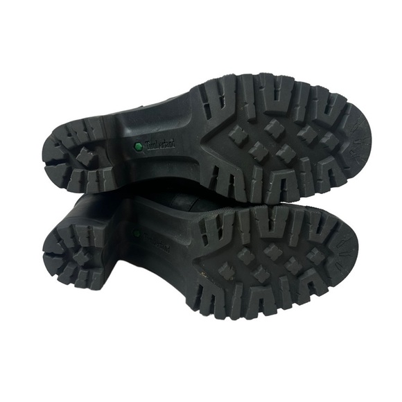 Timberland Black Heeled Boots with Buckles - Picture 7 of 9